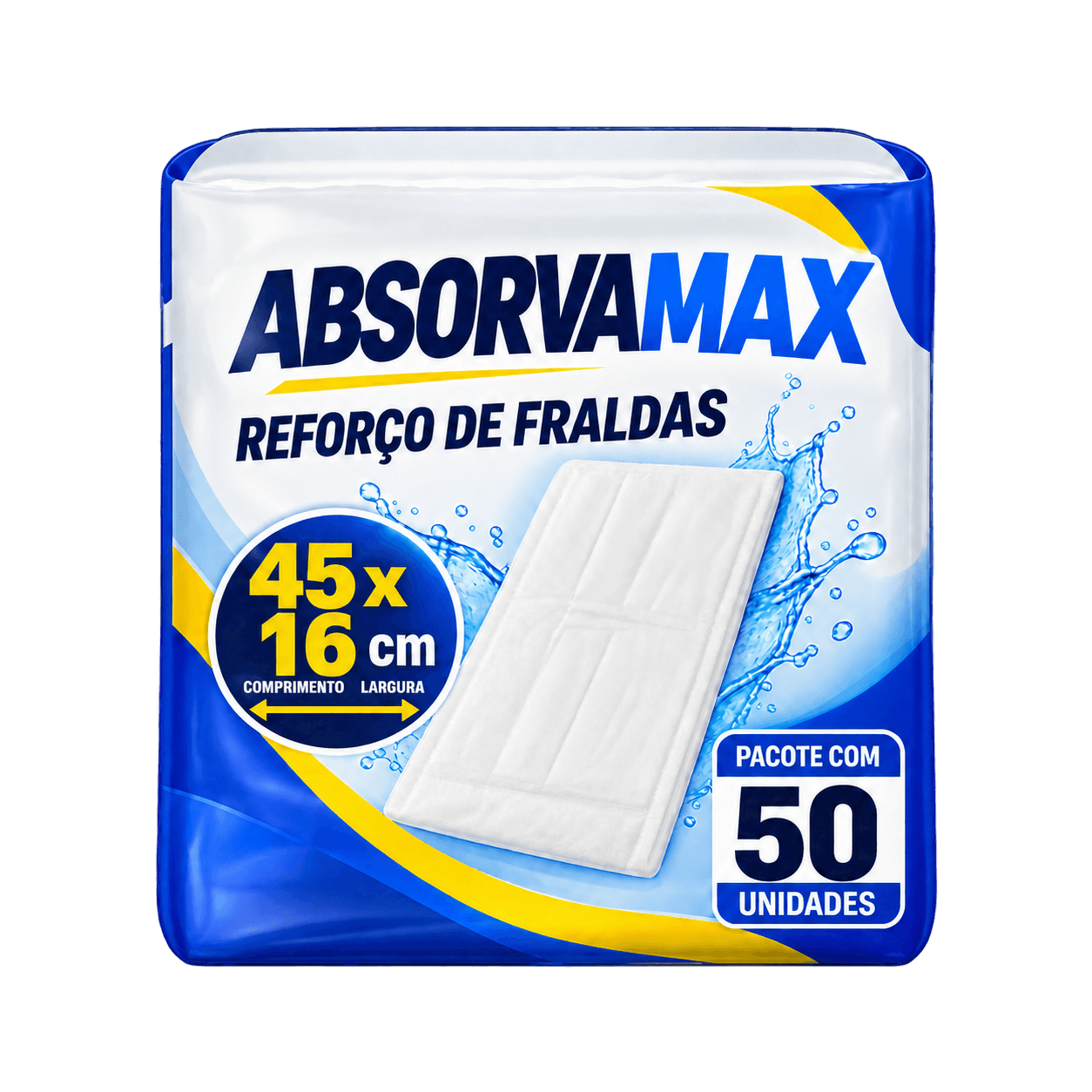Embalagem Absorva Max 45 cm 50 unidades