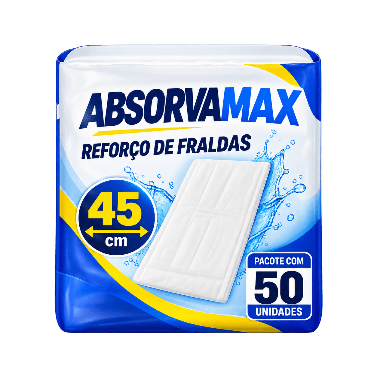 Embalagem AbsorvaMax 45 cm 50 unidades