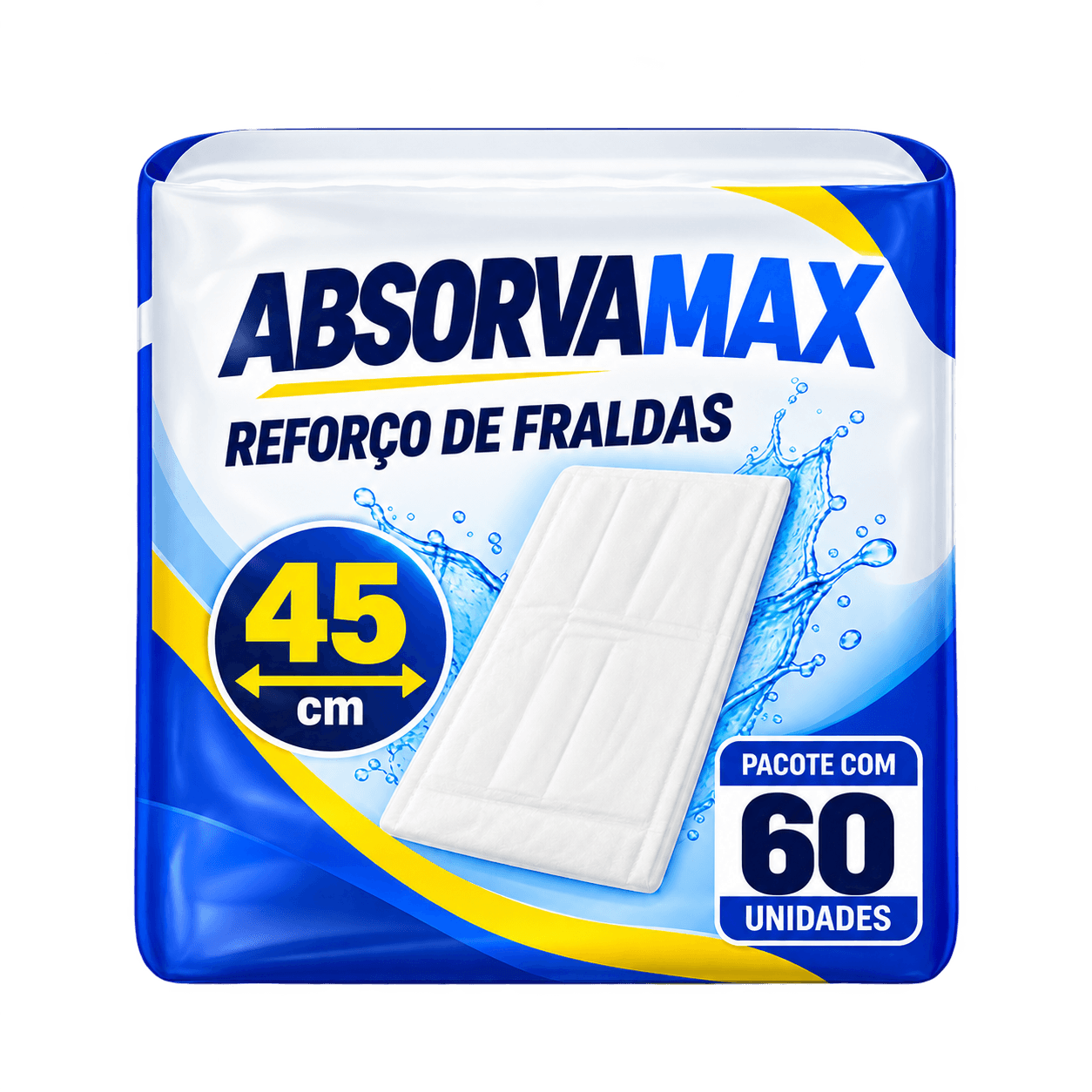 Embalagem AbsorvaMax 45 cm 60 unidades