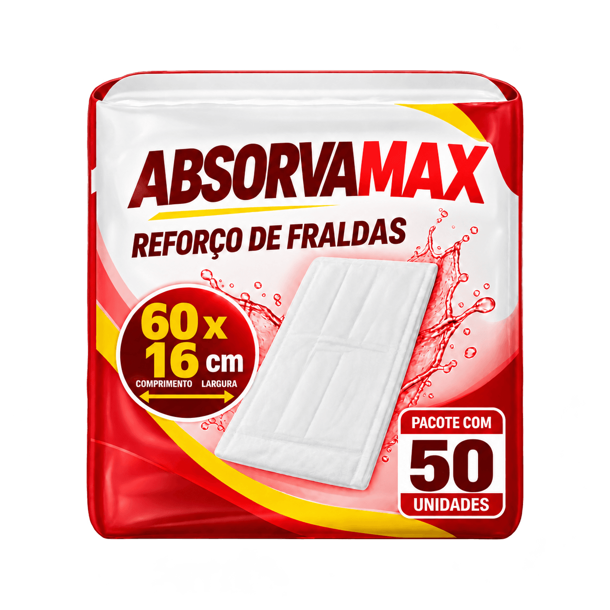 Embalagem Absorva Max 60 cm 50 unidades