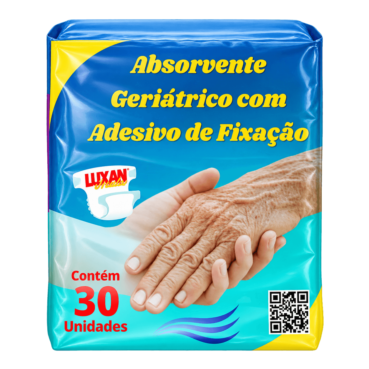 Embalagem Absorvente geriátrico premium 30 unidades