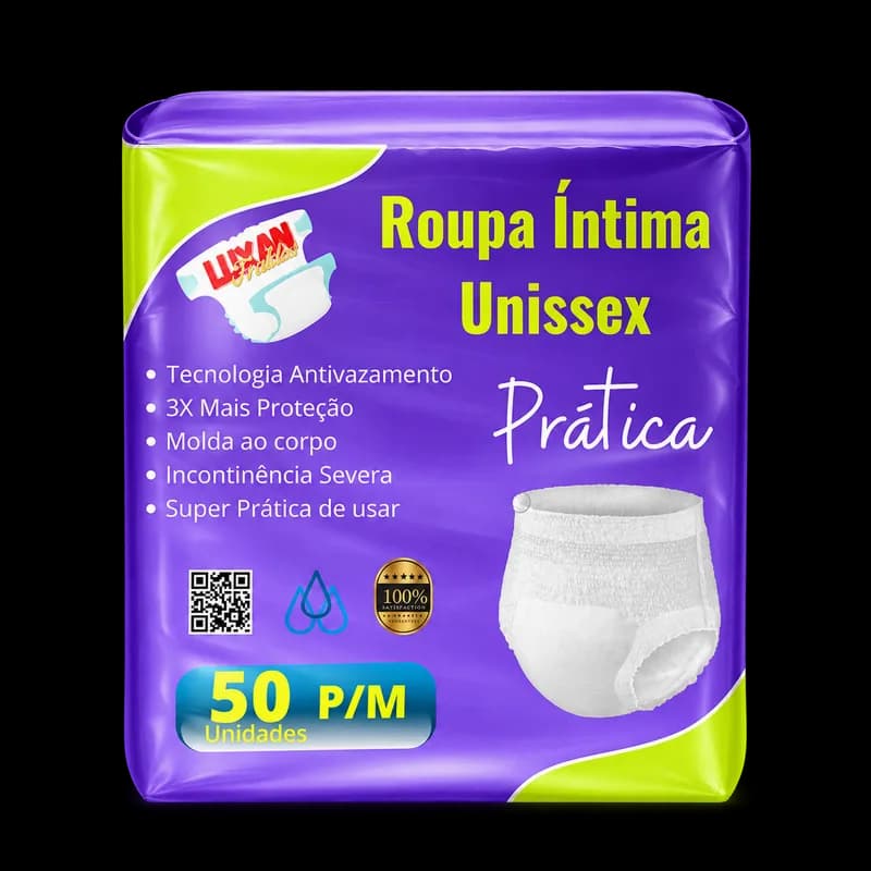 Embalagem Roupa íntima descartável